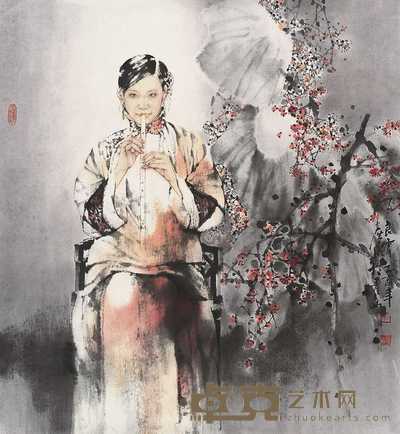 吕广欣 2005年作 良宵 镜心 98×90cm